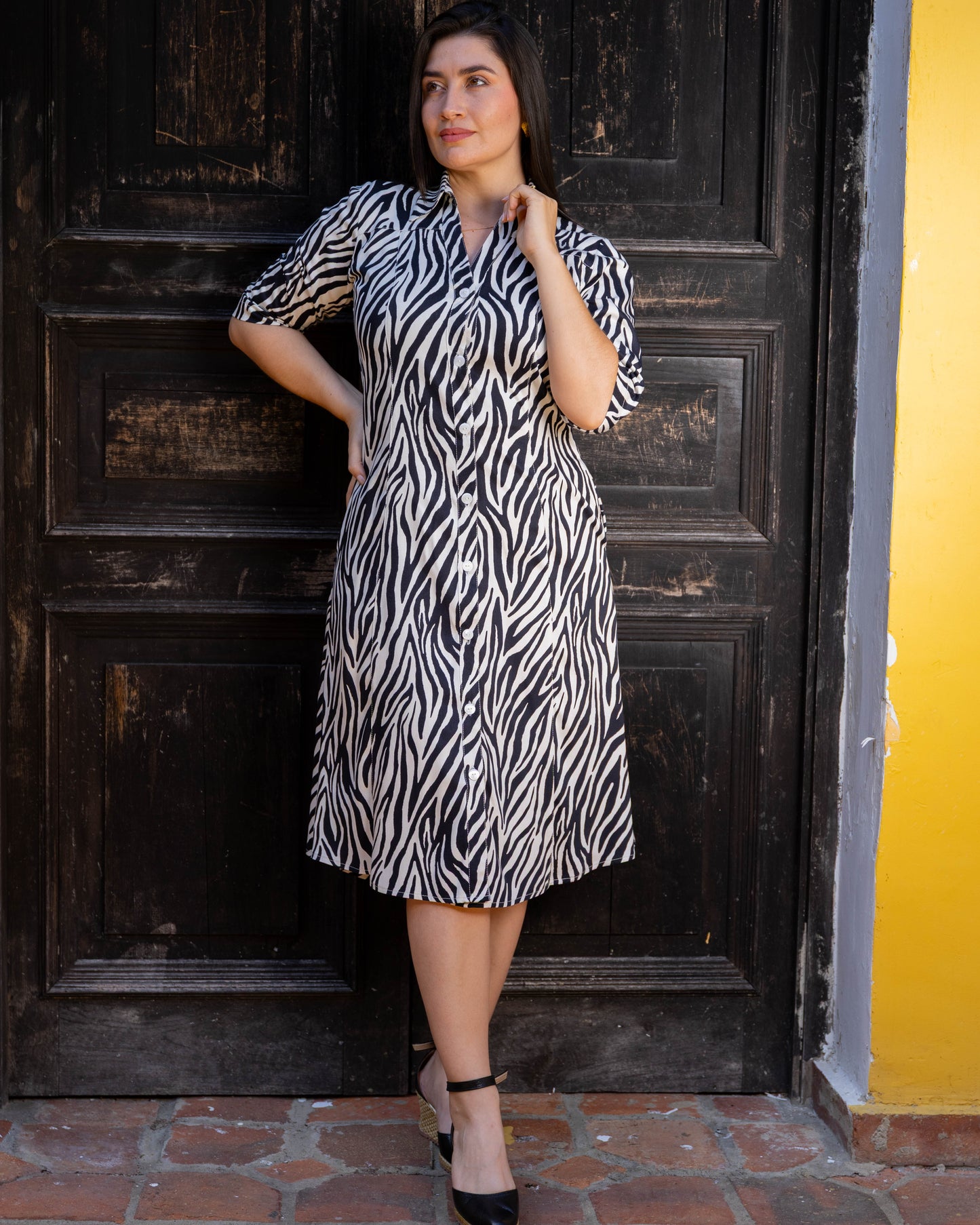 Vestido Laura Cebra