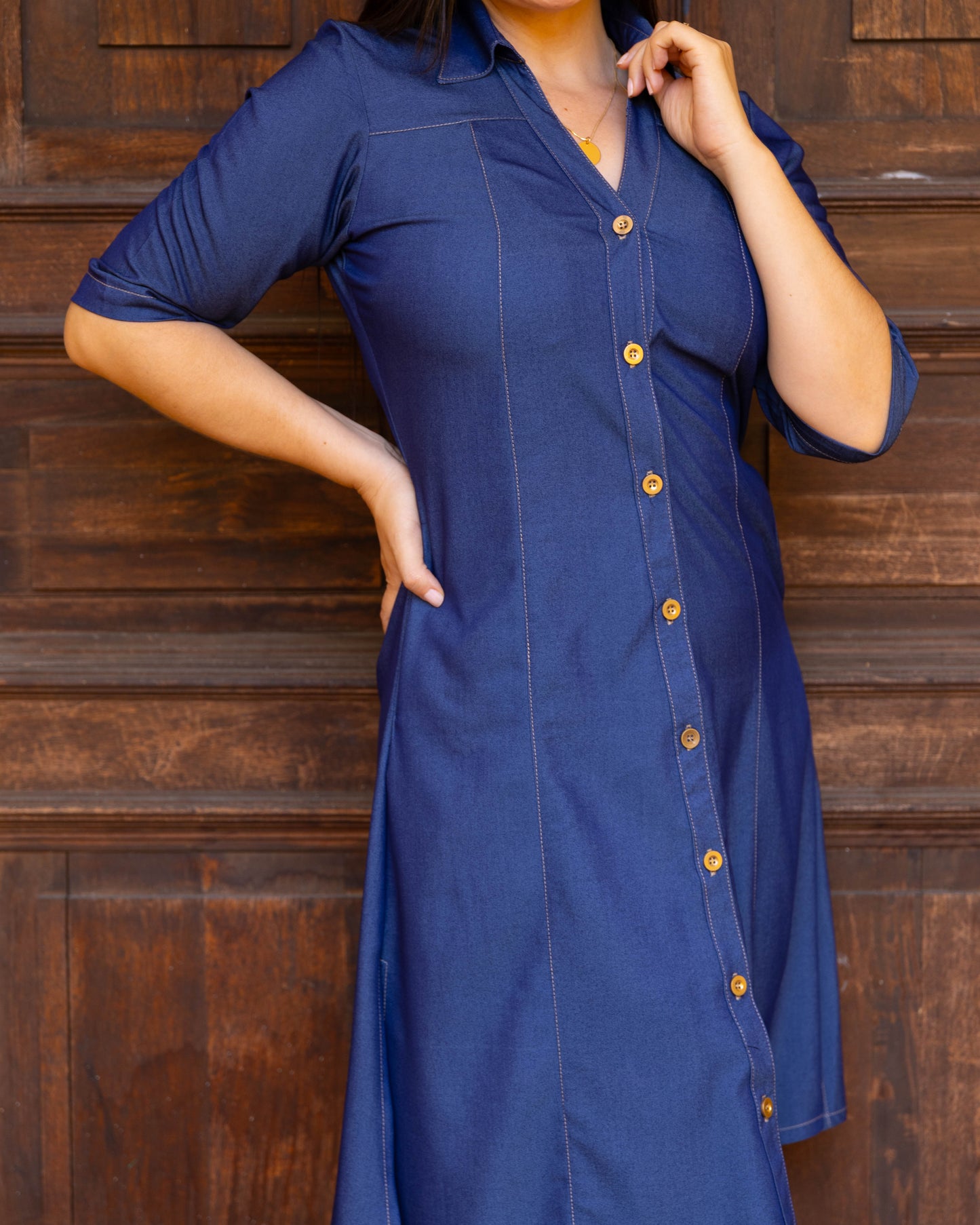 Vestido Laura Chambray