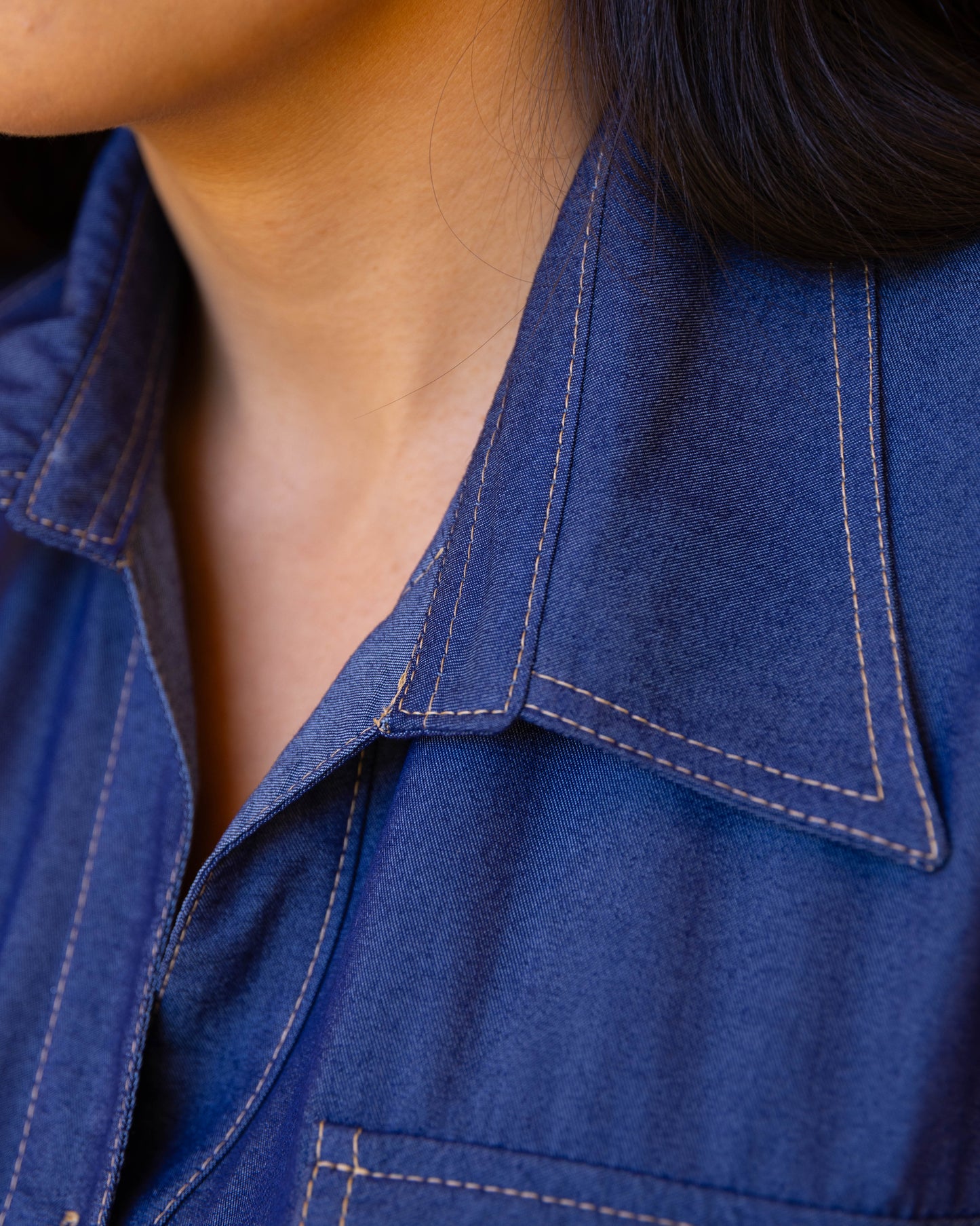 Vestido Japon Chambray
